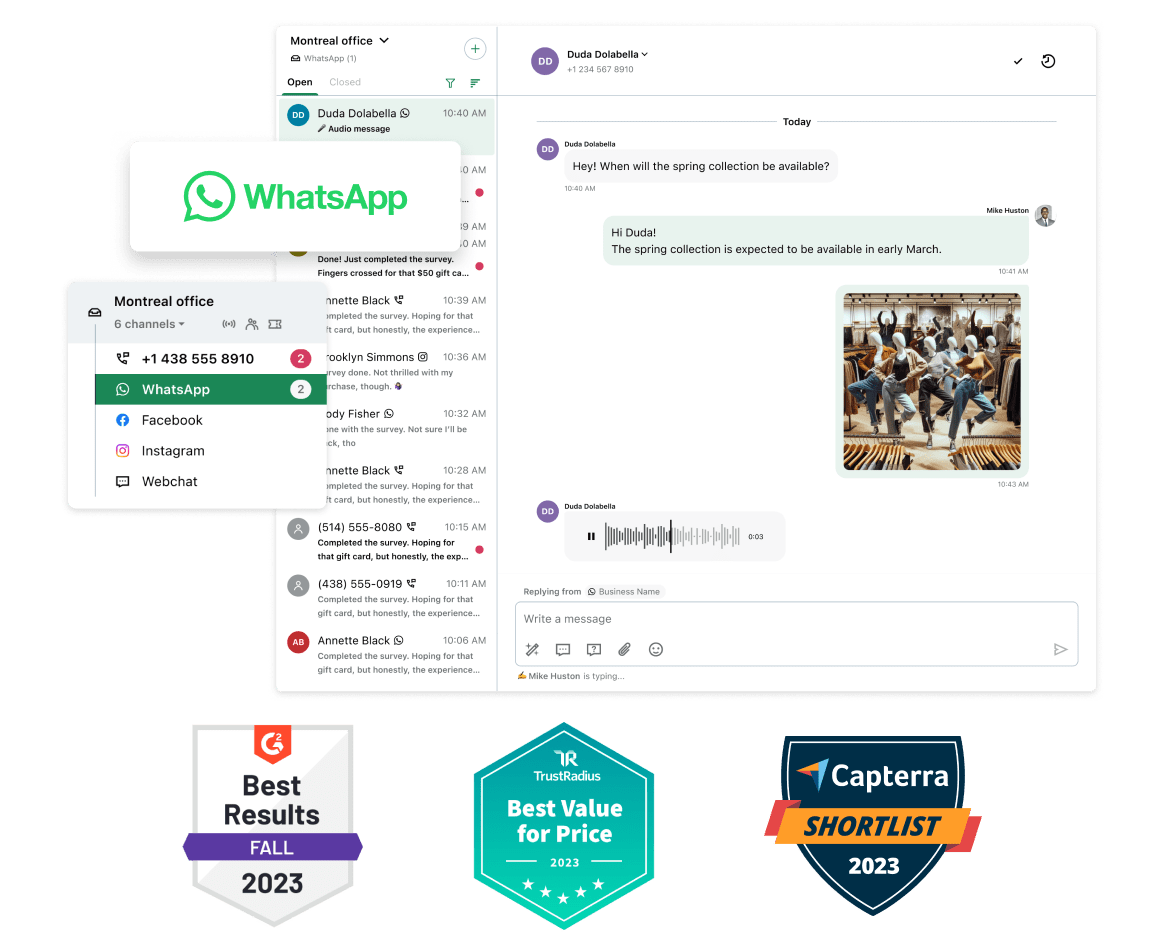 GoTo Connect’s award-winning Customer Engagement, showcasing a full view of your campaign interactions and engagement details.