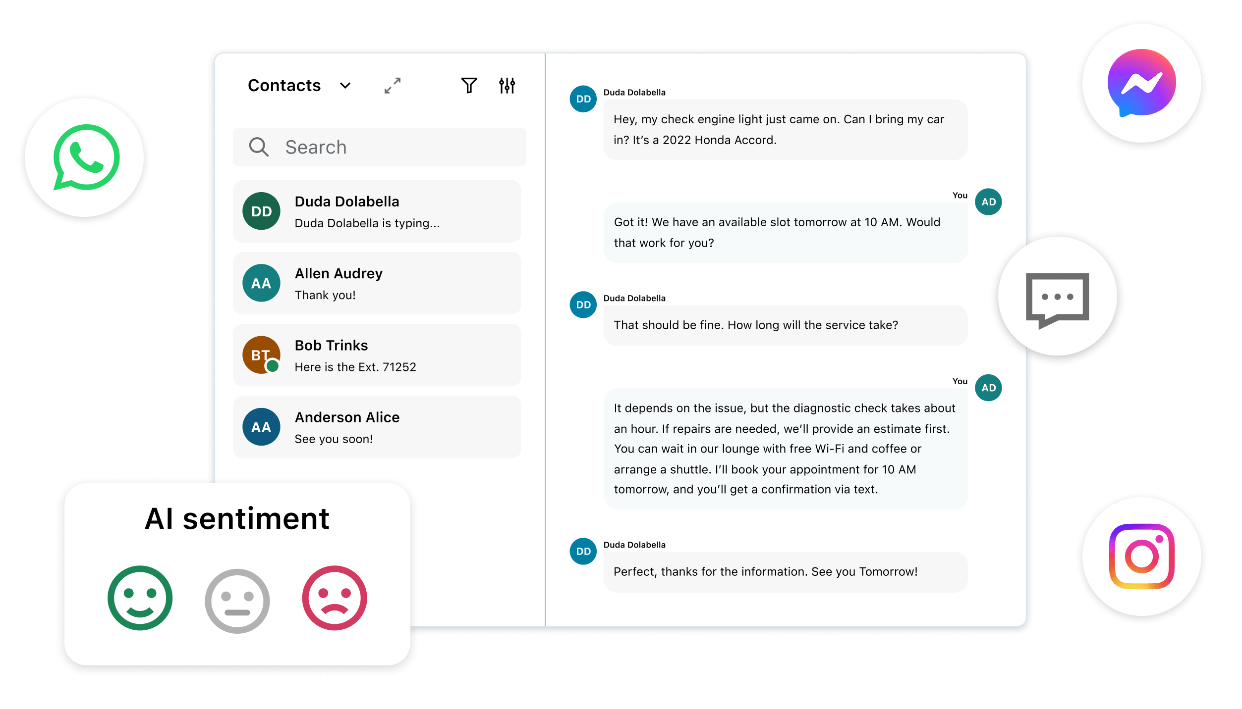 Offrez une expérience client exceptionnelle sur tous vos canaux avec GoTo Connect grâce à la surveillance des sentiments.