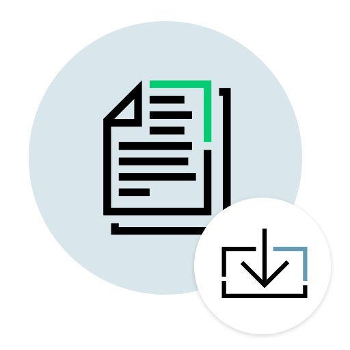 Document download icon