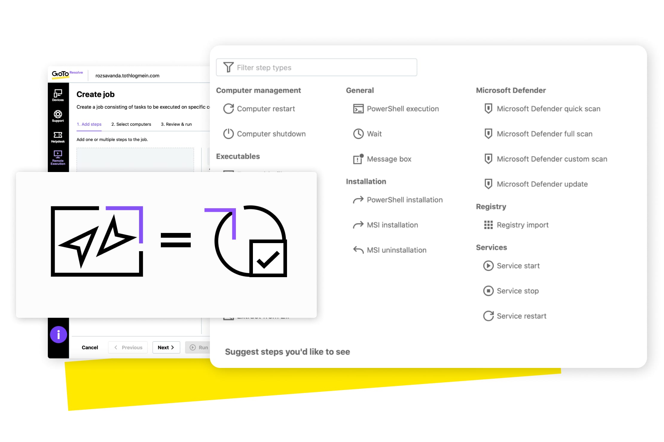 Acceda a un símbolo de sistema totalmente funcional en cualquier dispositivo sin iniciar una sesión remota.