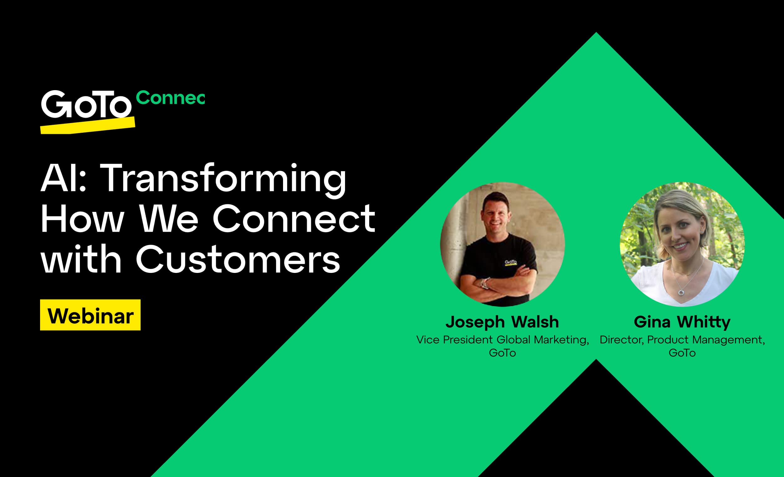 On-Demand Webinar Cover, AI Transforming How We Connect with Customers